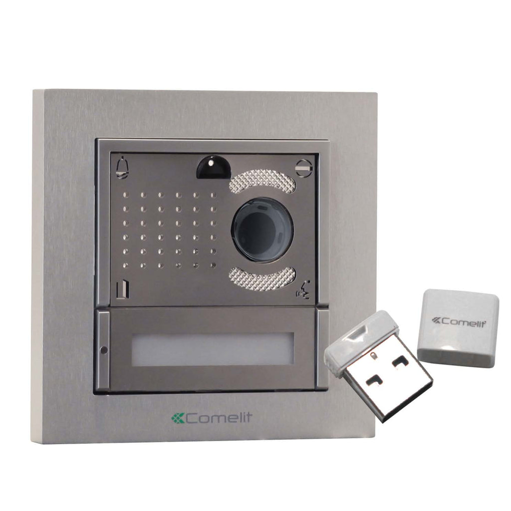 SING.-FAMILY KIT W/ IKALL METAL & PC INTERCOM VIP H264 SYST.