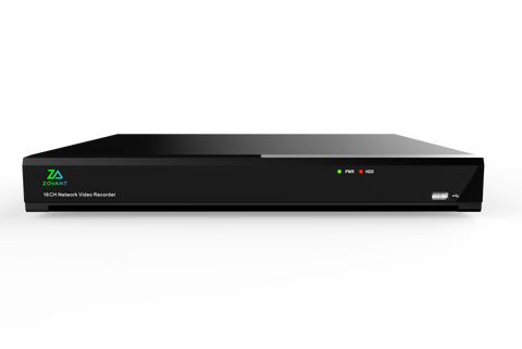 16 Channel 8 MegaPixel (4K) NVR with 16 Port POE Switch