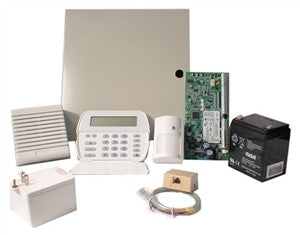 DSC KIT16-120CP01NT Hybrid Wireless Security System Kit, 6 to 32-Zone Control Panel