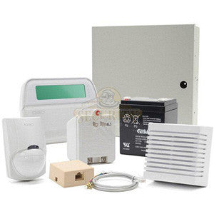 DSC KIT32-219CP01NT Hybrid Wireless Security System Kit, 8 to 32-Zone Control Panel